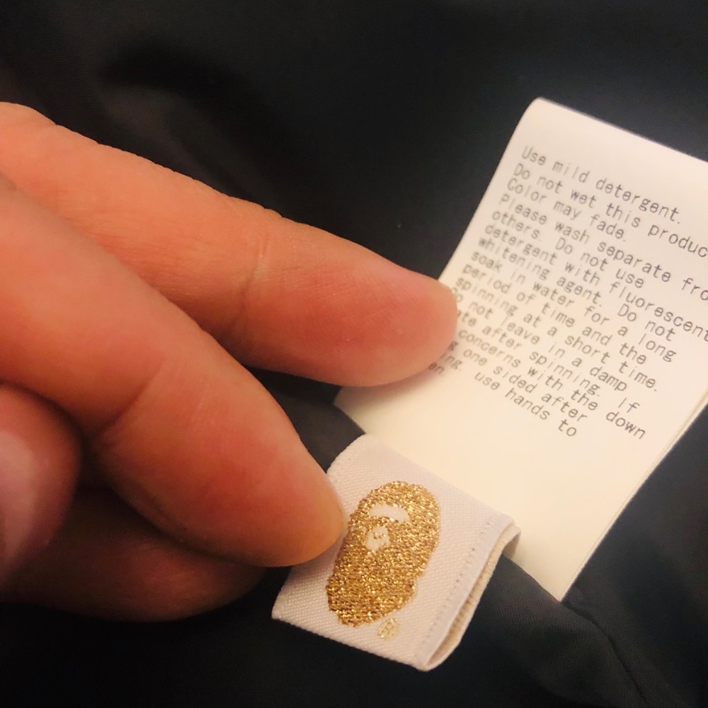 NWT HTF LE A Bathing Ape BAPE Puffy Bomber Jacket - Picture 8 of 8